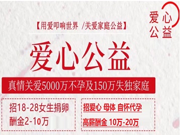 康巴什捐卵助孕生子 爱心志愿者招募